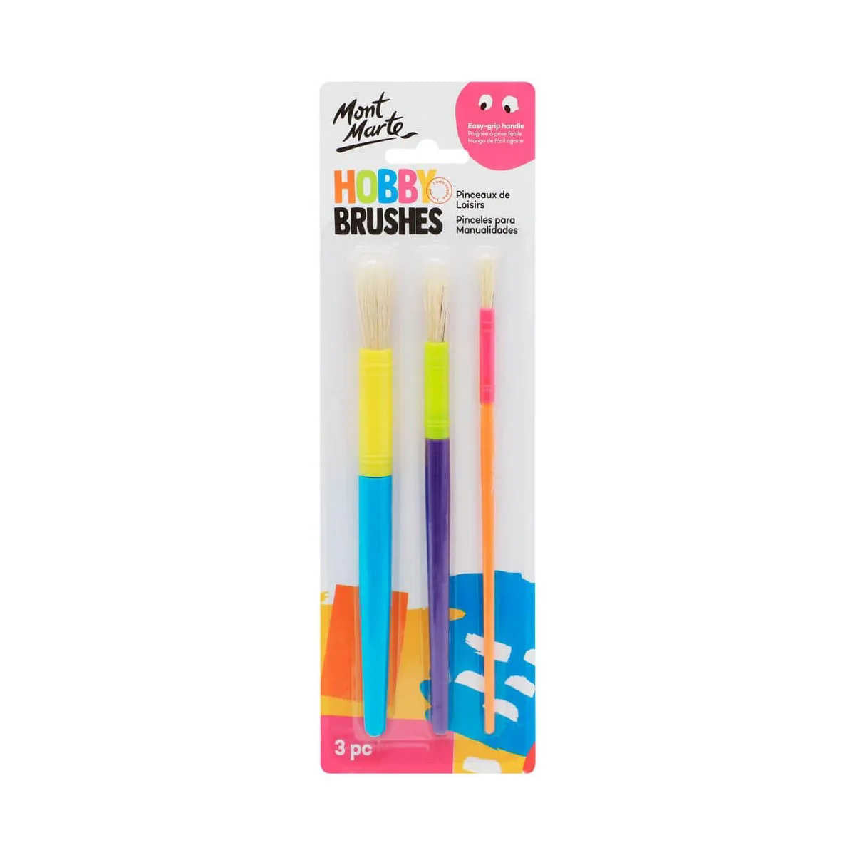 Mont Marte Hobby Brushes 3pc