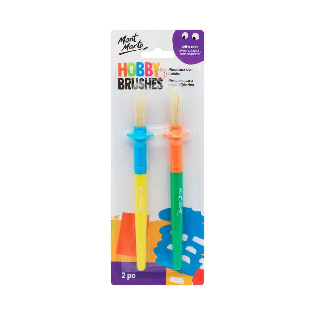 Mont Marte Hobby Brushes 2pc