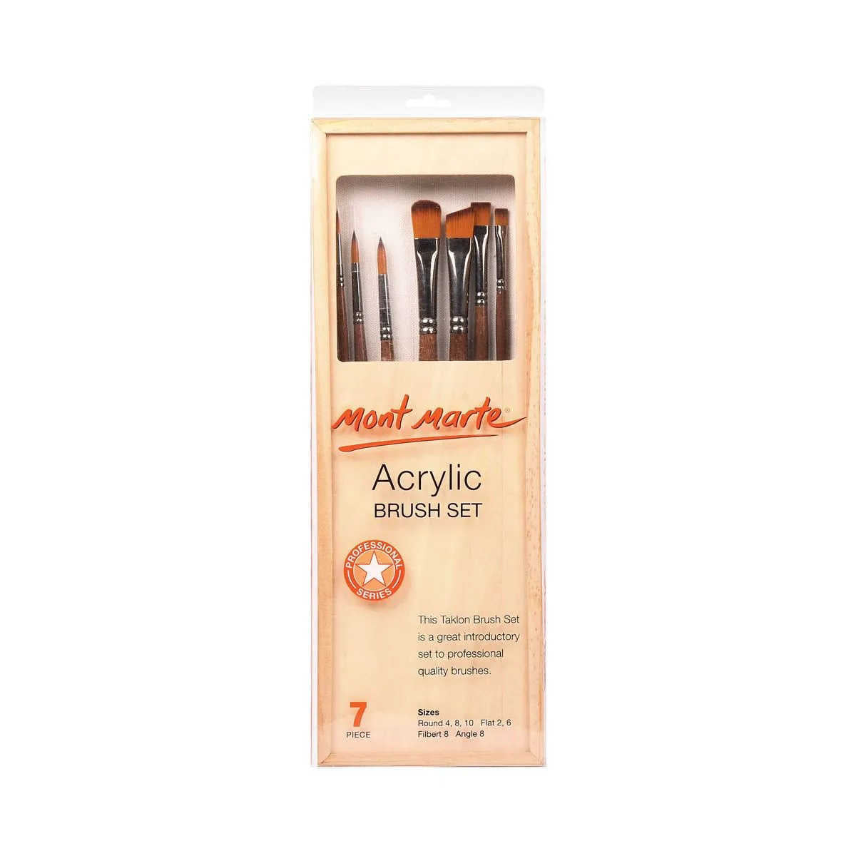 Mont Marte Acrylic Brush Box Set