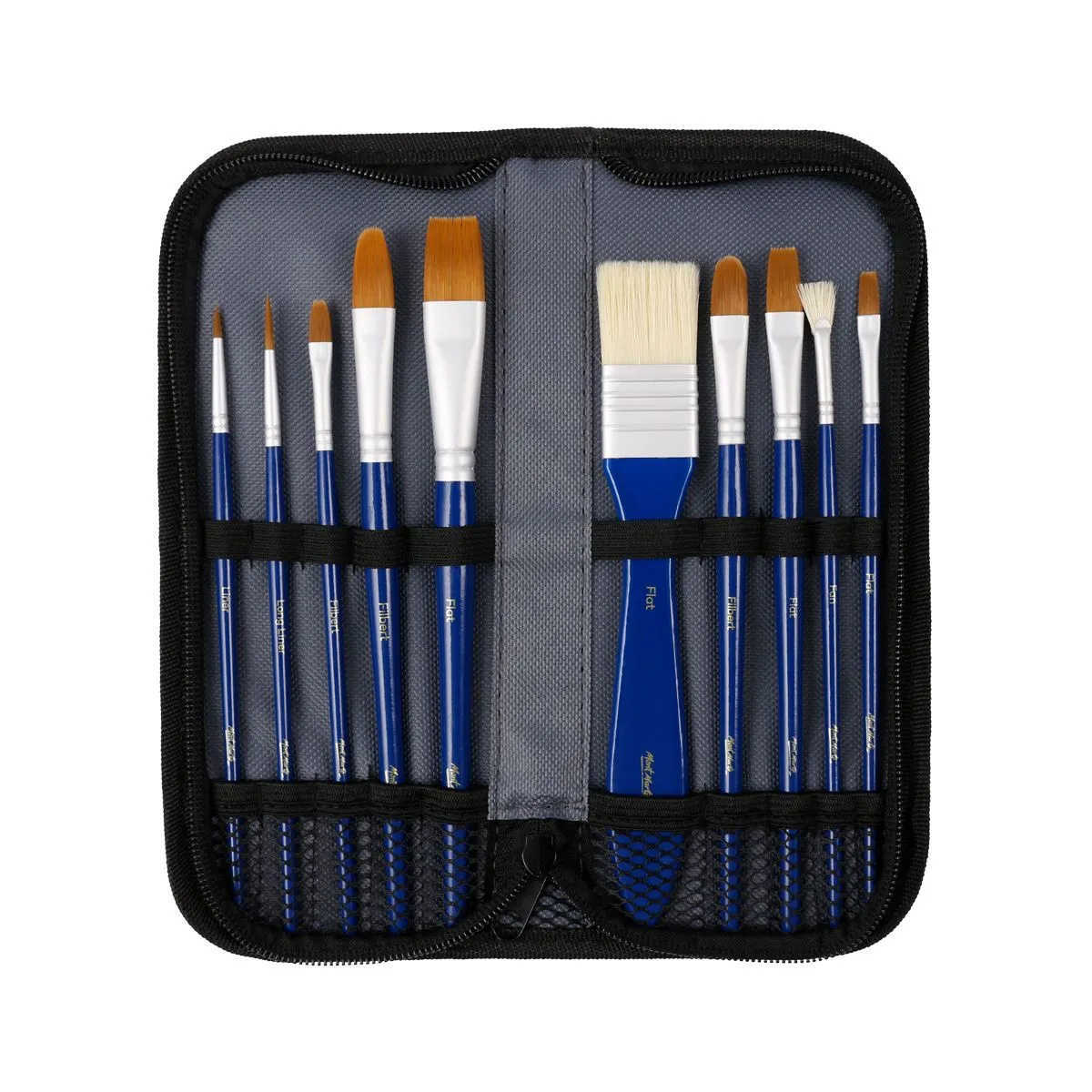 Mont Marte Signature Gouache Brush Set in Wallet 11pc