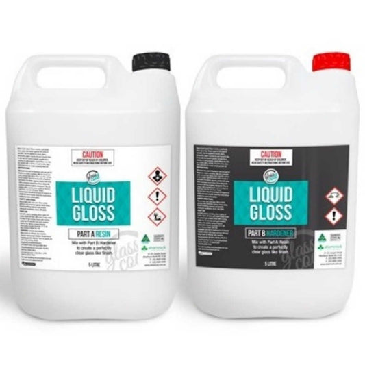 Glass Coat Liquid Gloss Epoxy Resin 10 Litre