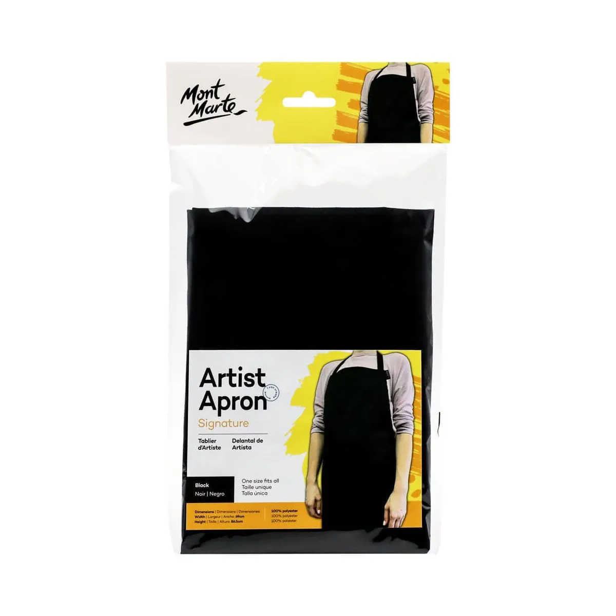 Mont Marte Artist Apron Black