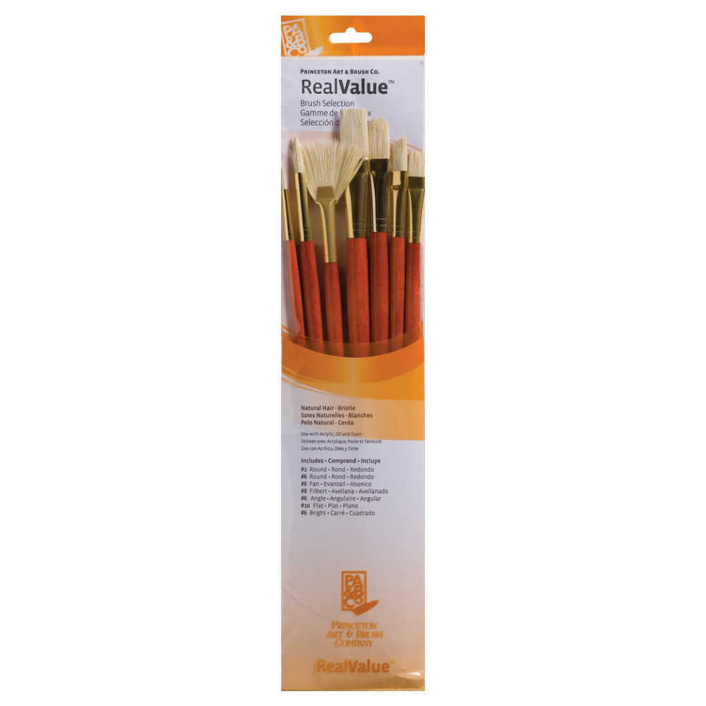 Princeton Real Value Brush Set Orange 7pk