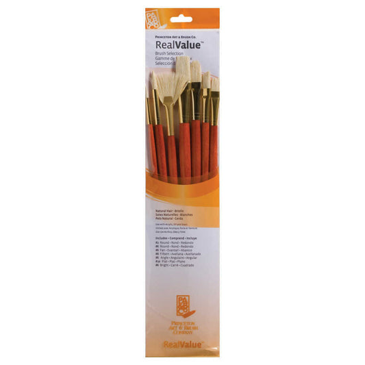 Princeton Real Value Brush Set Orange 7pk