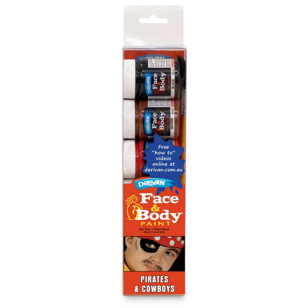 Derivan Face Paint Sets- Pirate