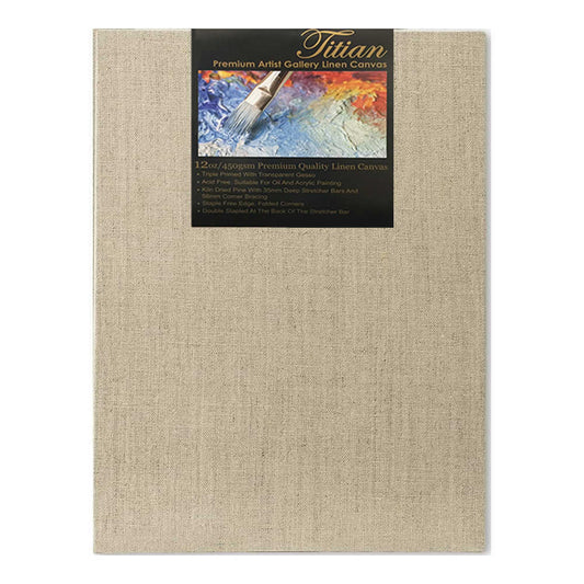 Titian Transparent Primed Linen 75X100cm