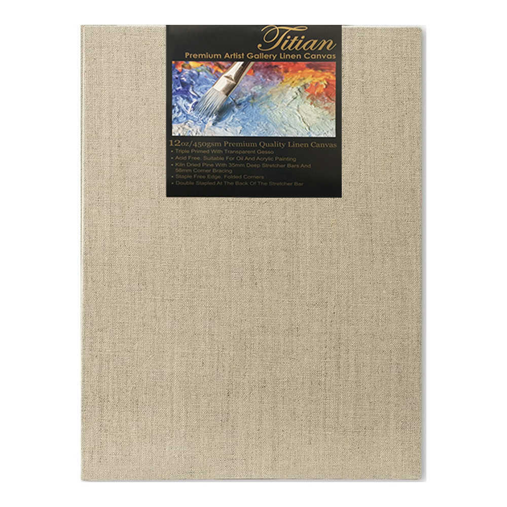 Titian Transparent Primed Linen 101X101cm