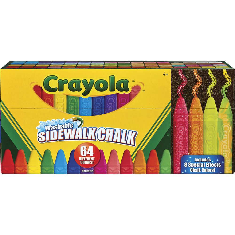 Crayola Sidewalk Chalk 64pk