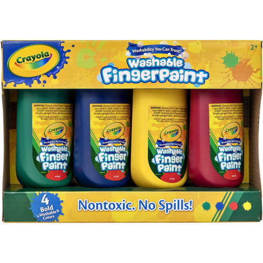 Crayola Finger Paints 4pk