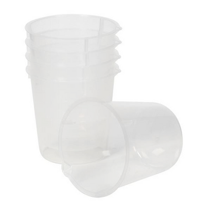 Glass Coat Resin Measuring Cups 5pk