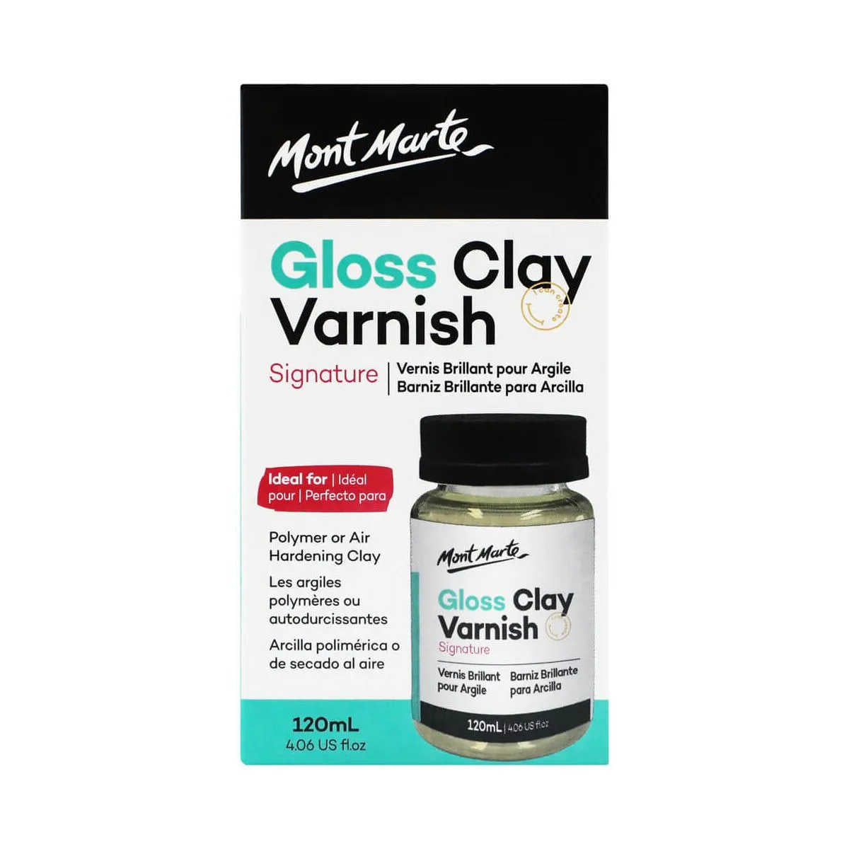 Mont Marte Gloss Clay Varnish 120ml