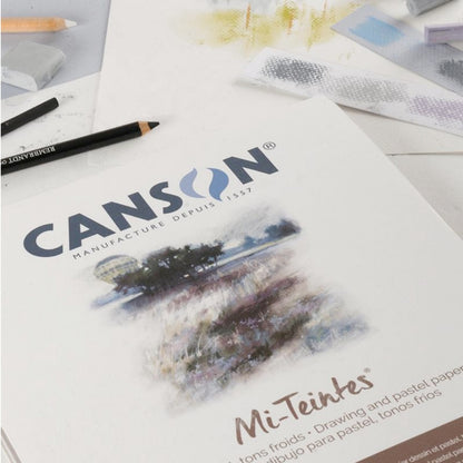 Canson Mi-Teintes Paper Roll White