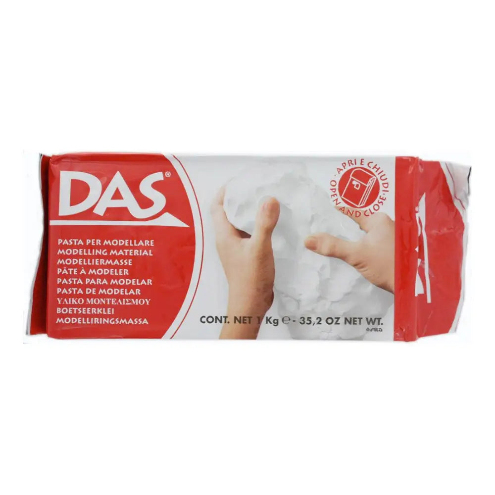 Das Air Dry Clay 1kg - White 