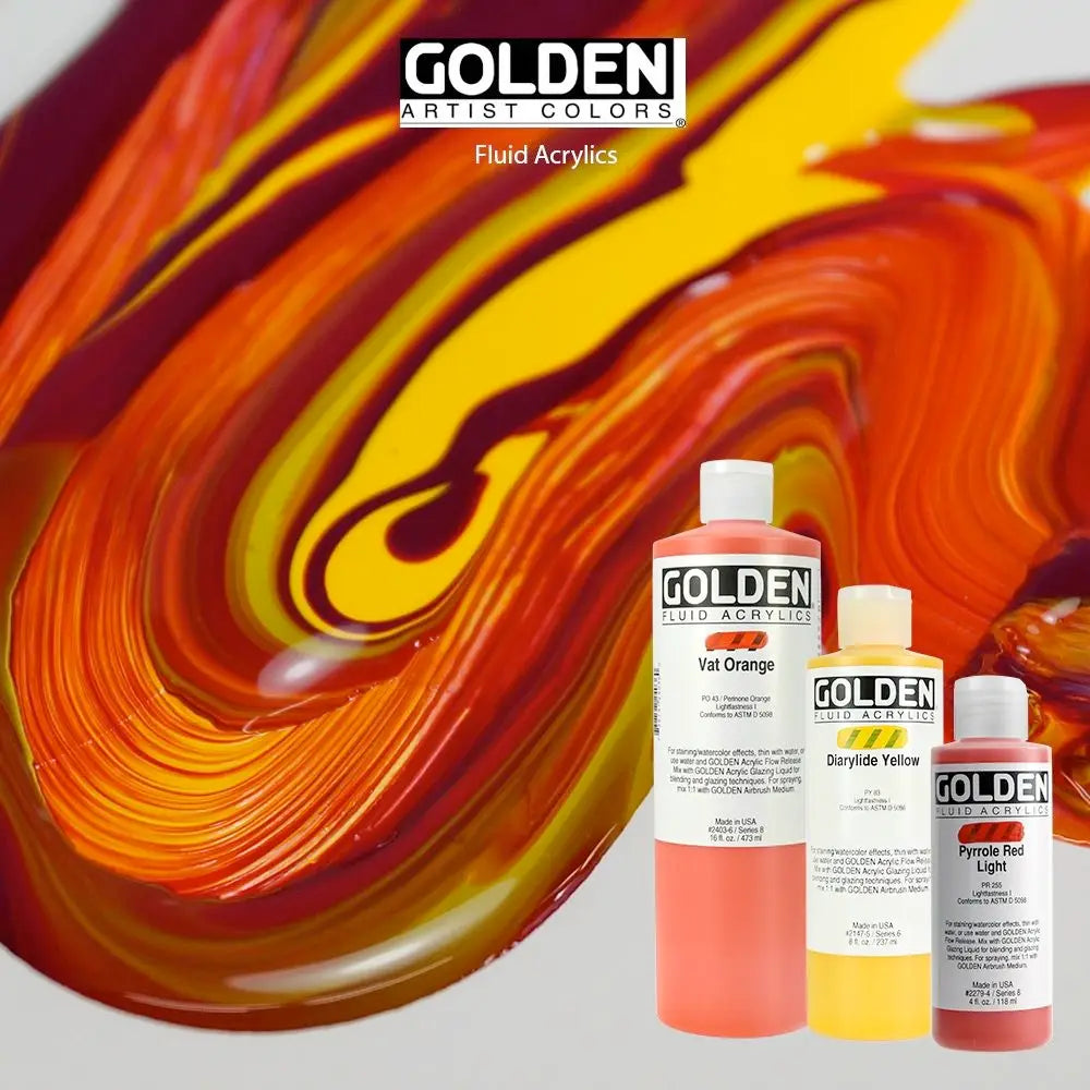 Golden Fluid Acrylic Paints