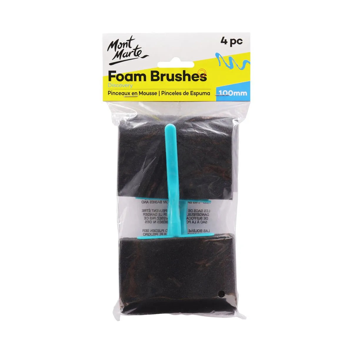 Mont Marte Foam Hobby Brush 100mm 