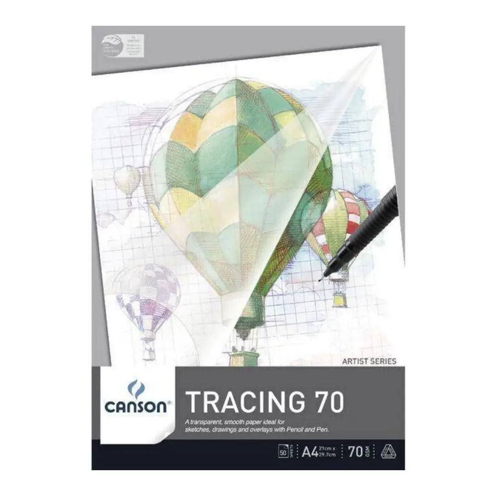 Canson Tracing Paper Pad 70gsm