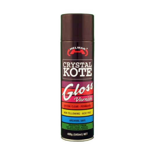 Helmar Crystal Kote Spray Gloss Varnish