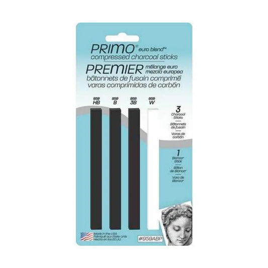 Generals Primo Compressed Charcoal 4pk Set