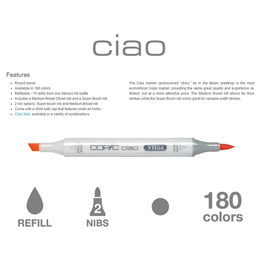 Copic Ciao Set 72A