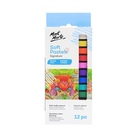 Mont Marte Soft Pastels 12Pk