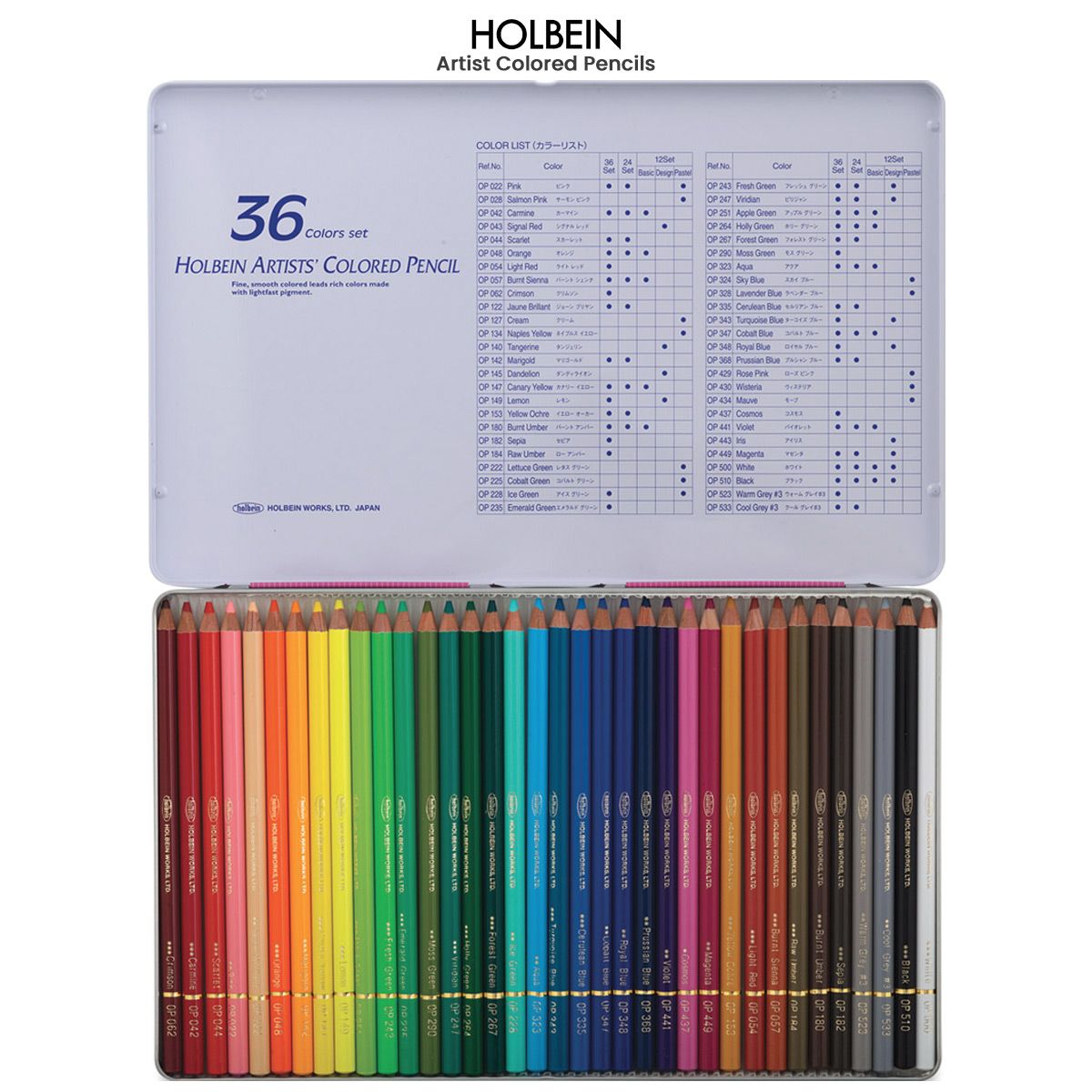 Holbein Artist Coloured Pencil Sets