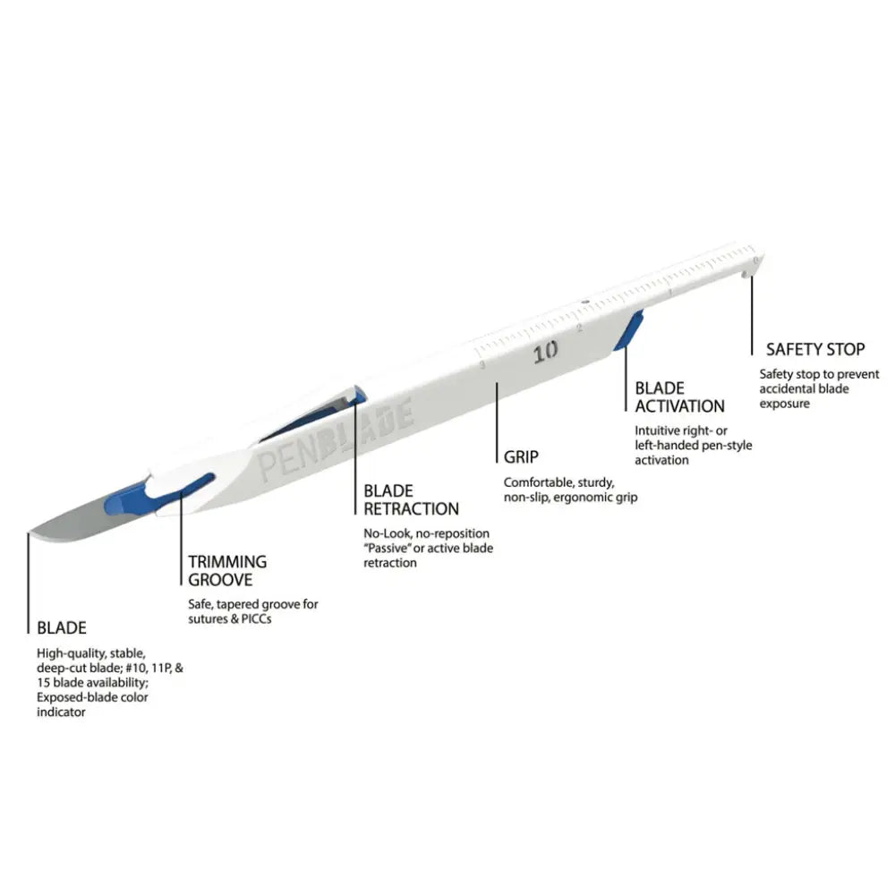 Penblade #10 Blue Scalpel