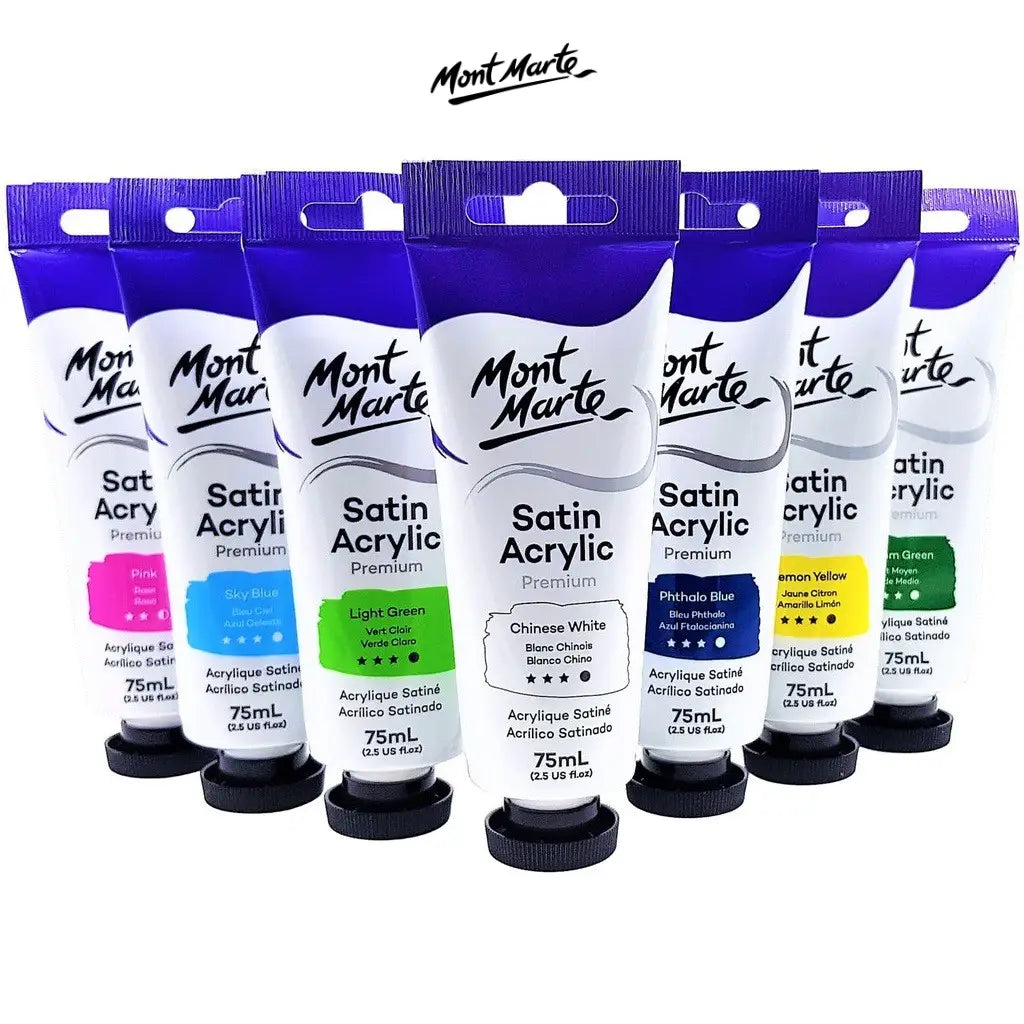 Mont Marte Satin Acrylic Paint 75ml