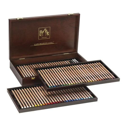 Caran Dache Luminance Pencil 84pce Wooden Box Set