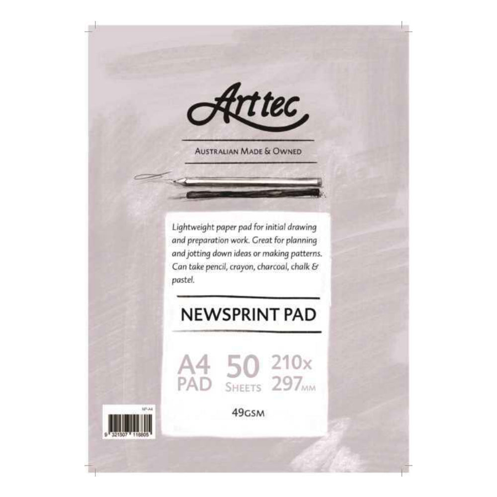 Arttec Newsprint Paper Pads 