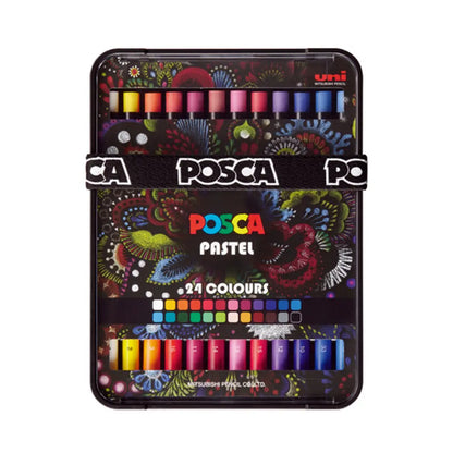 Uni POSCA Wax Pastels Set 24pk