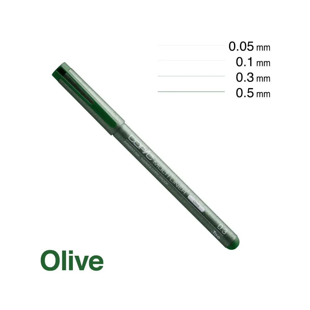 Copic Multiliner Pen Olive