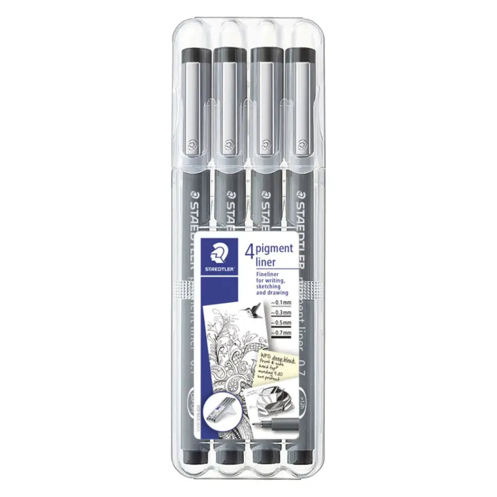 Staedtler 308 Pigment Liner Set 4pk