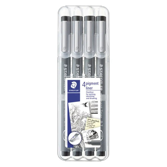 Staedtler 308 Pigment Liner Set 4pk