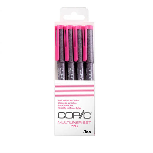 Copic Multiliner Set Pink 4pk