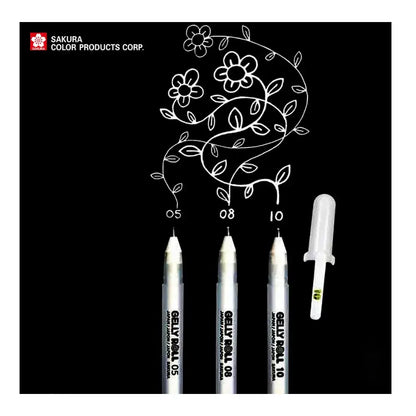 Sakura Gelly Roll Classic White Pen 3pk