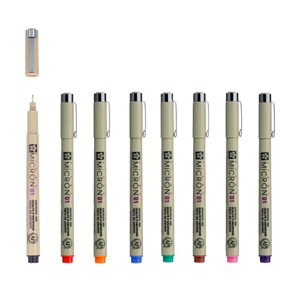 Sakura Pigma Micron 01 Pen Coloured 8pk