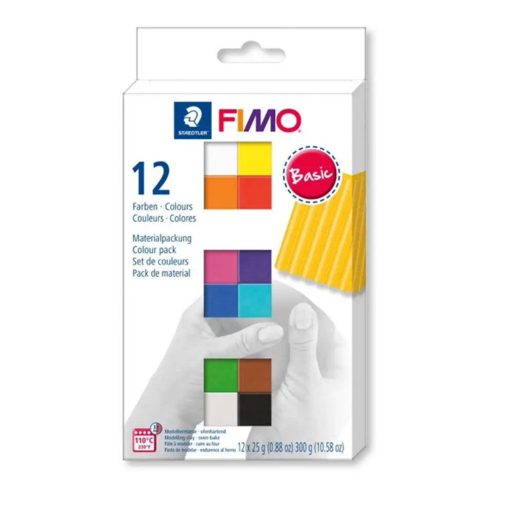 Fimo Soft Basic Colours 12 Pack