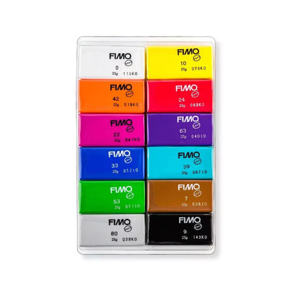 Fimo Soft Basic Colours 12 Pack