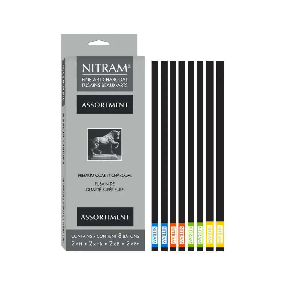 Nitram Fusains Charcoal Assorted 