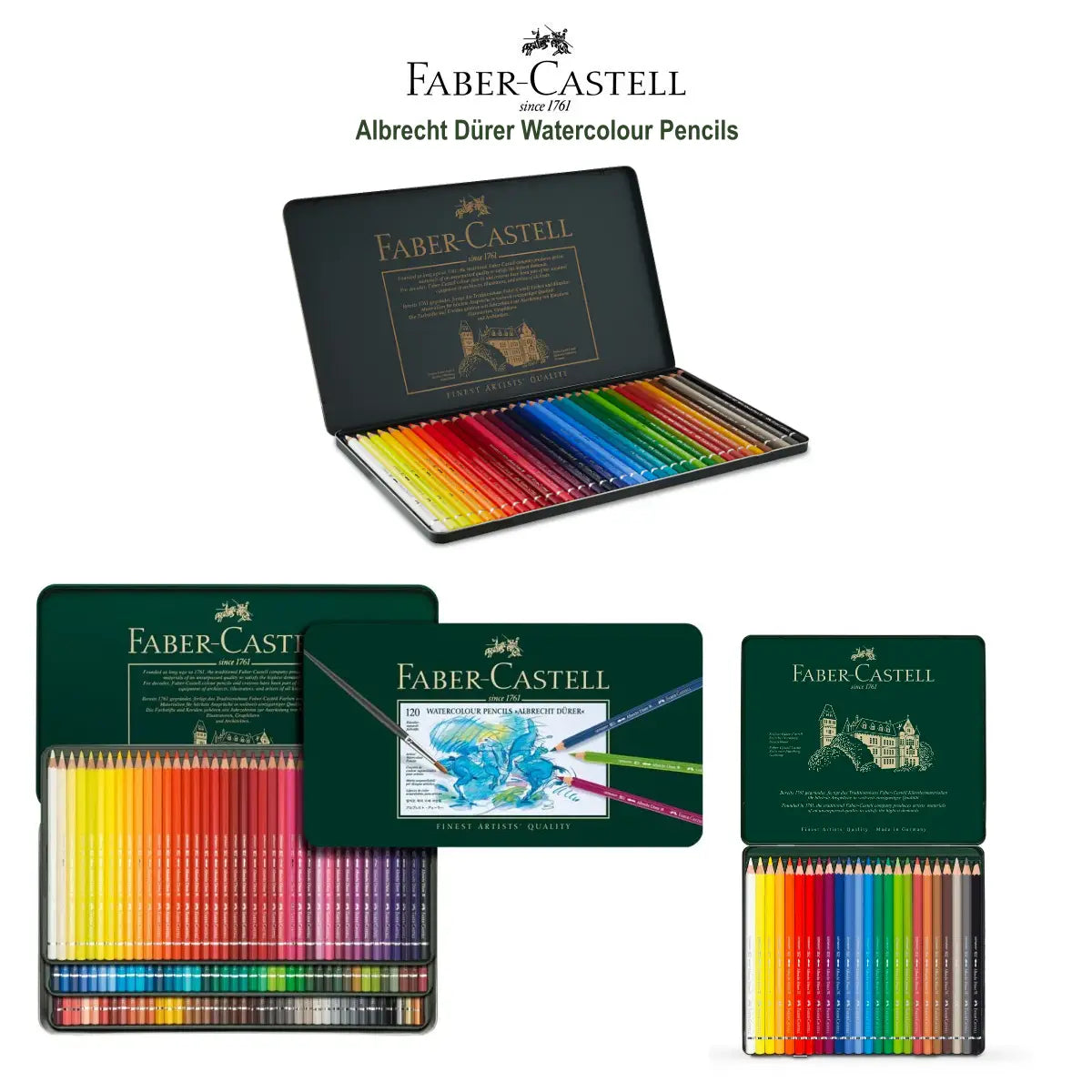 Faber Castell Albrecht Durer Watercolour Pencil Tins