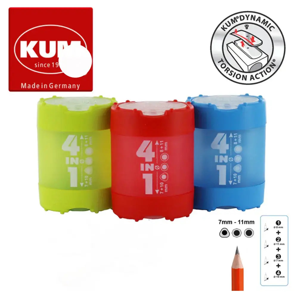 KUM 4 In 1 Pencil Sharpener