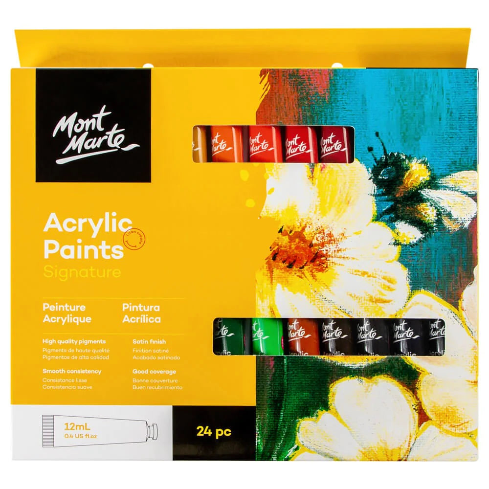 Mont Marte Acrylic Paint Set 24 Piece