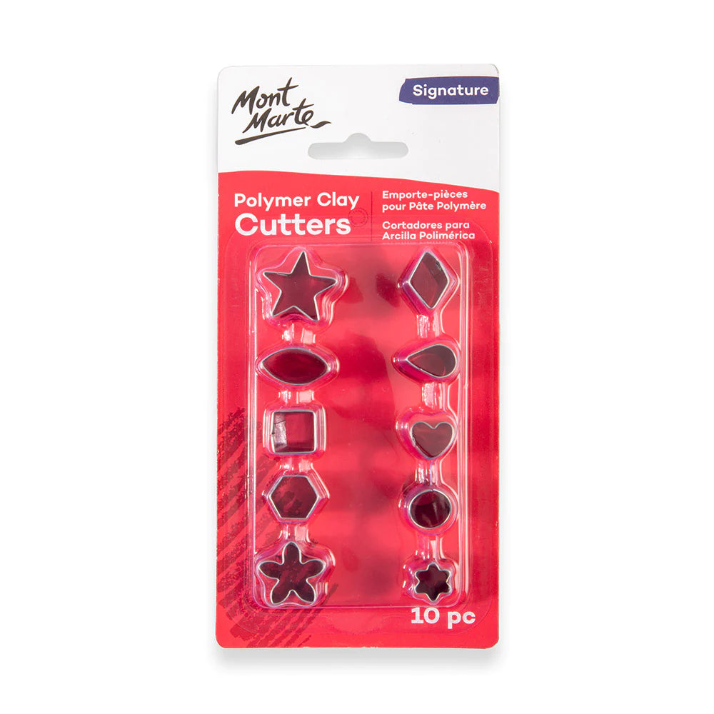 Mont Marte Polymer Clay Cutters 10pk