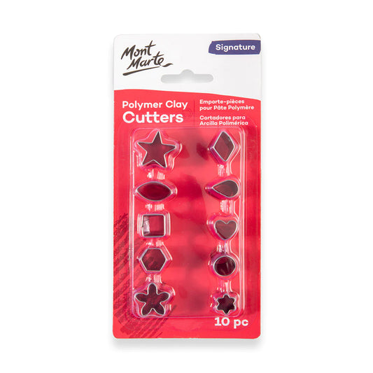 Mont Marte Polymer Clay Cutters 10pk