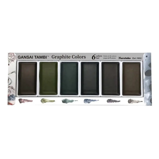 Kuretake Gansai Tambi Watercolour Palette - Graphite