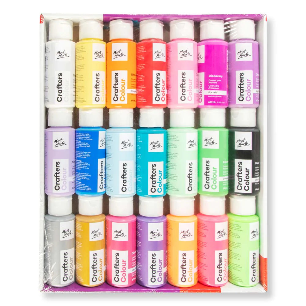 Mont Marte Crafters Paint Set 21pk