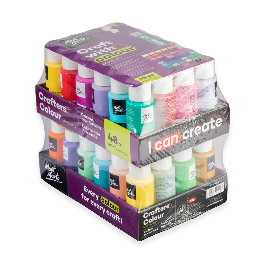 Mont Marte Crafters Paint Set 48pk