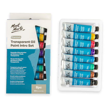 Mont Marte Transparent Oil Paint Intro Set