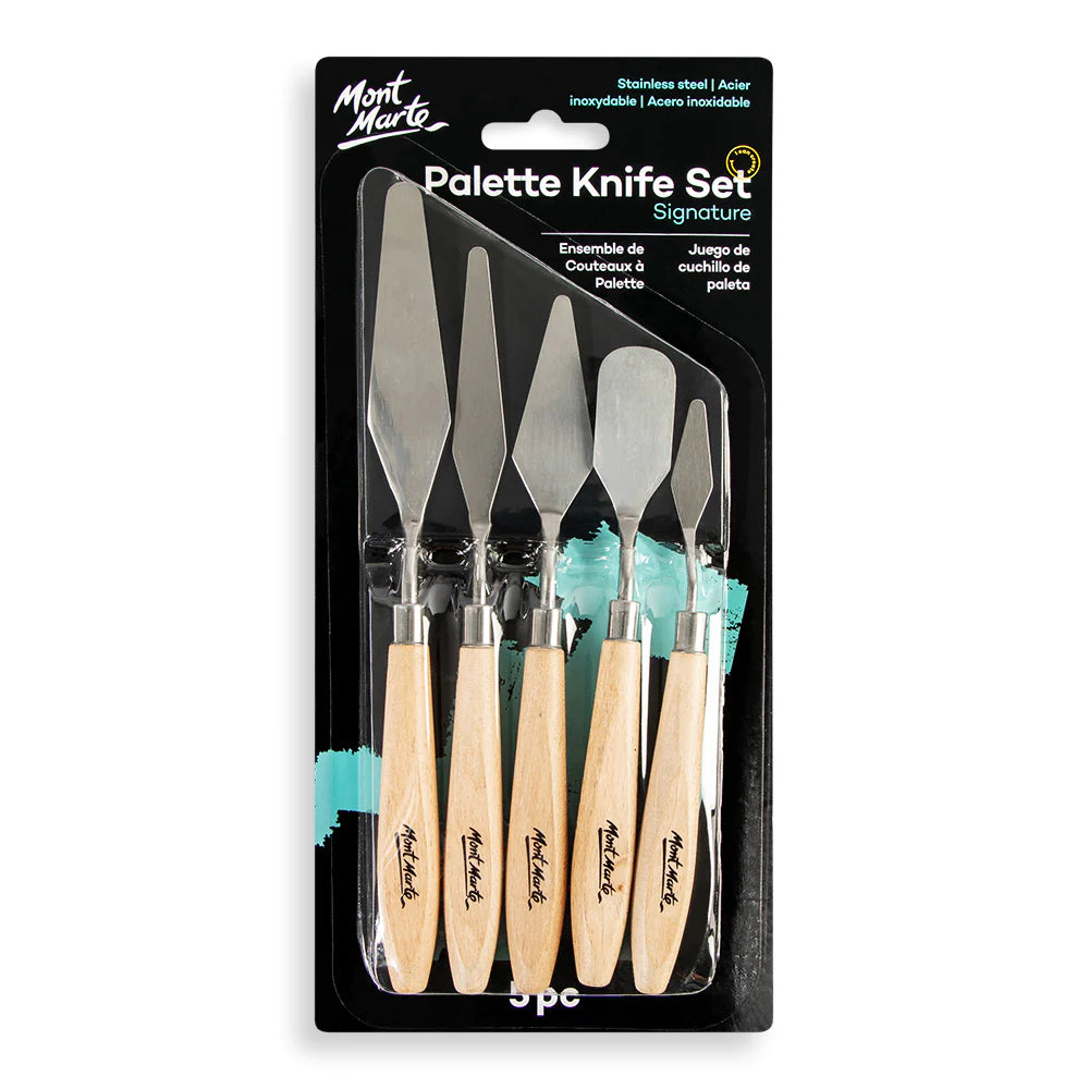 Mont Marte Stainless Palette Knife Set