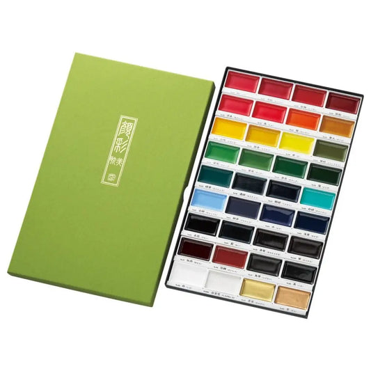 Kuretake Gansai Tambi Watercolour Palette 36 Set